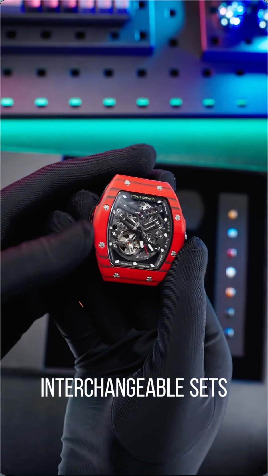 Modular Design: Swap colors. Switch straps.