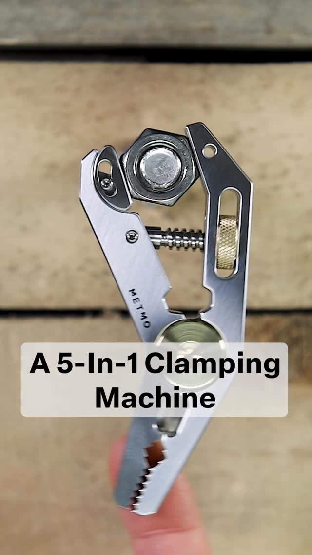 MetMo Pocket Grip is now available on Kickstarter! 🚨⁠
⁠
A 5-in-1 clamping machine that fits in your pocket. Your EDC kit needs this.⁠
⁠
Get yours today! ⁠
⁠
(link in bio)

#outnow #launch #newproduct #newtool #kickstarter