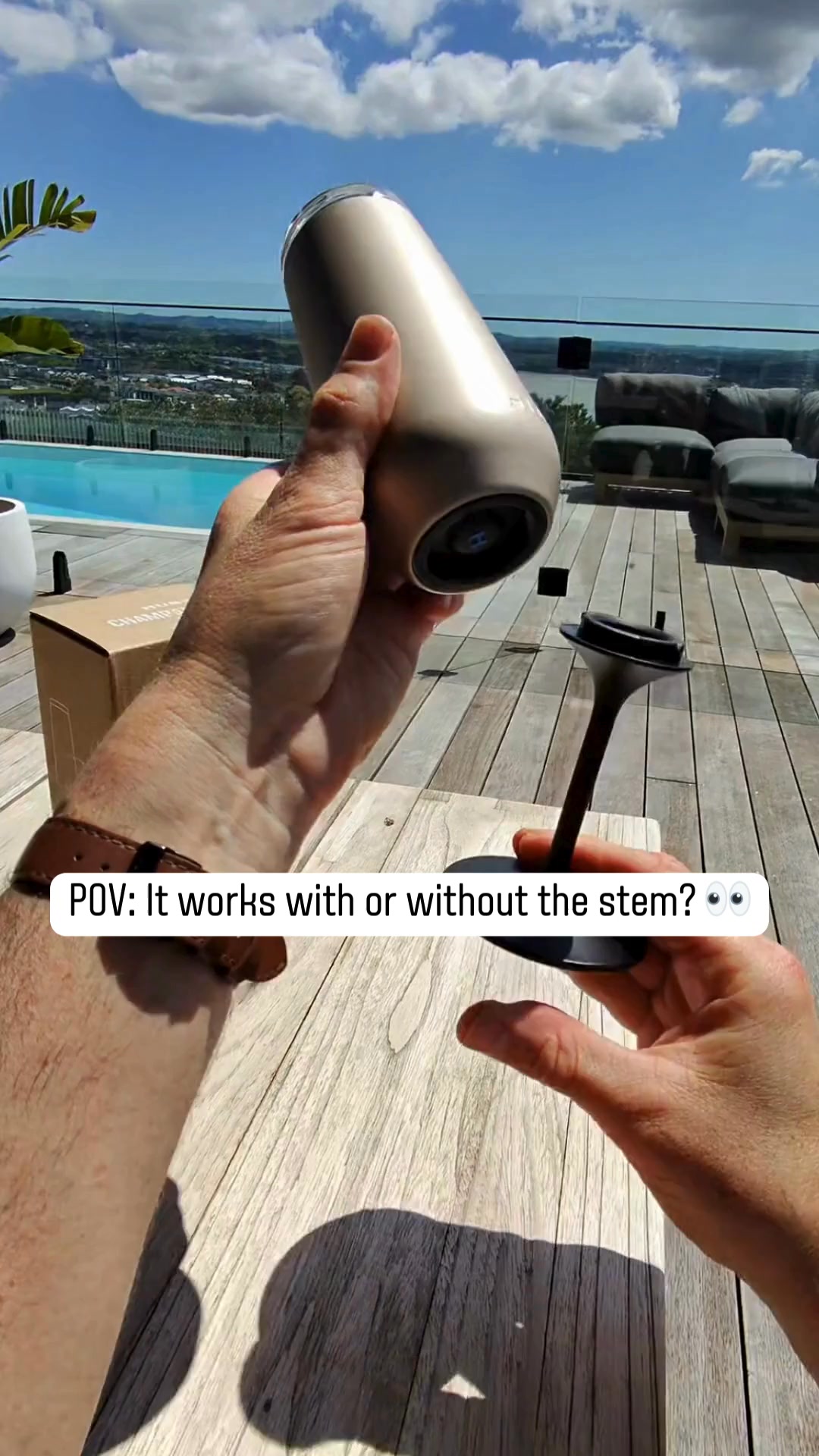 POV: It works with or without the stem? 👀