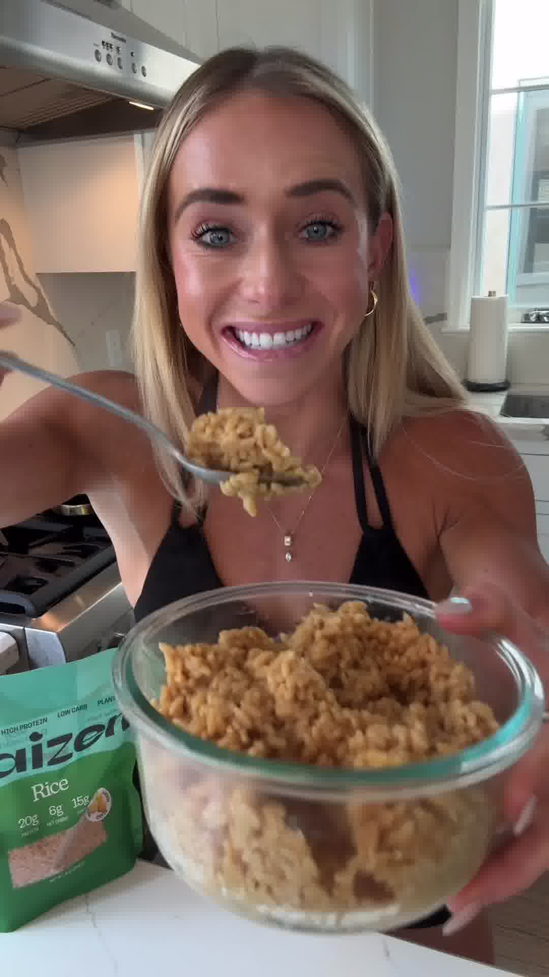 Kaizen Rice is the perfect high-protein hack for meal prep and busy weeks. 💪🍚 Rice with 20 g protein & only 6 g net carbs..🤯

Use Code: ‘ZOE’ for 20% OFF today!