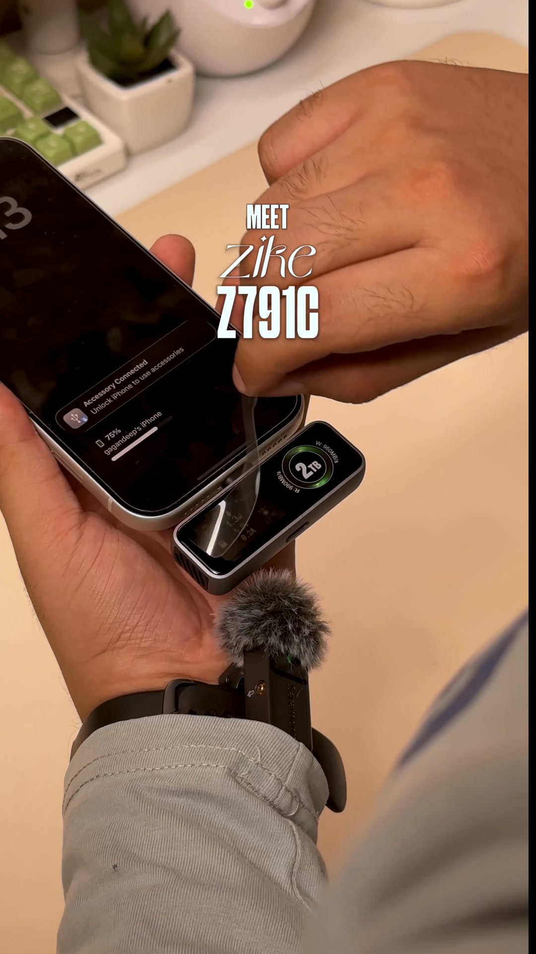 ZIKE Z791C Next Level USB-C Magnetic Extended Storage!

✅ 4K@120Hz ProRes Recording
✅ 27W Fast Charging
✅ 10Gbps High-Speed Transfer
✅ Up to 2TB Storage Expansion

Upgrade your charging experience! Follow us for more updates.

 #ZIKEtech #MagSafe #WirelessCharging