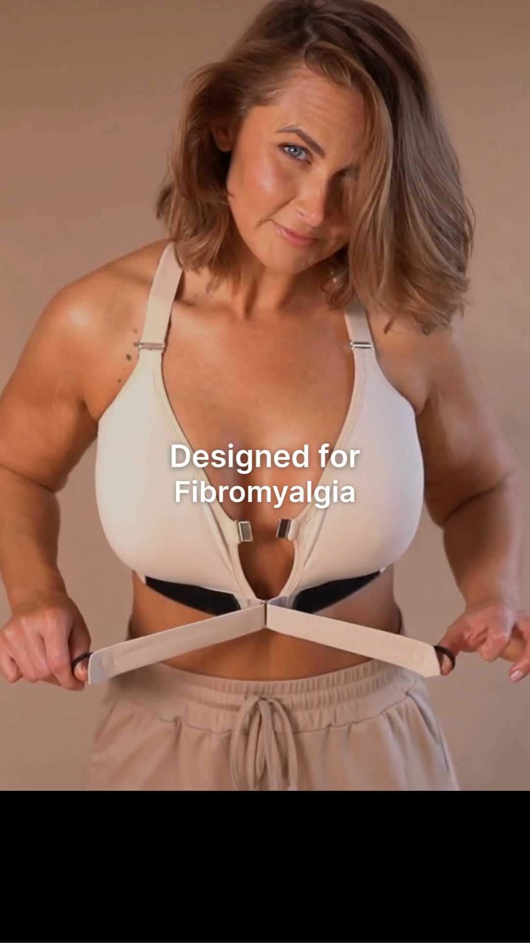Easy-on bras for limited mobility