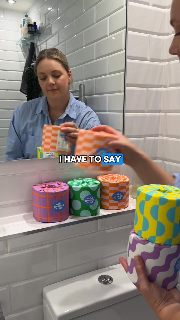 Toilet paper that delivers