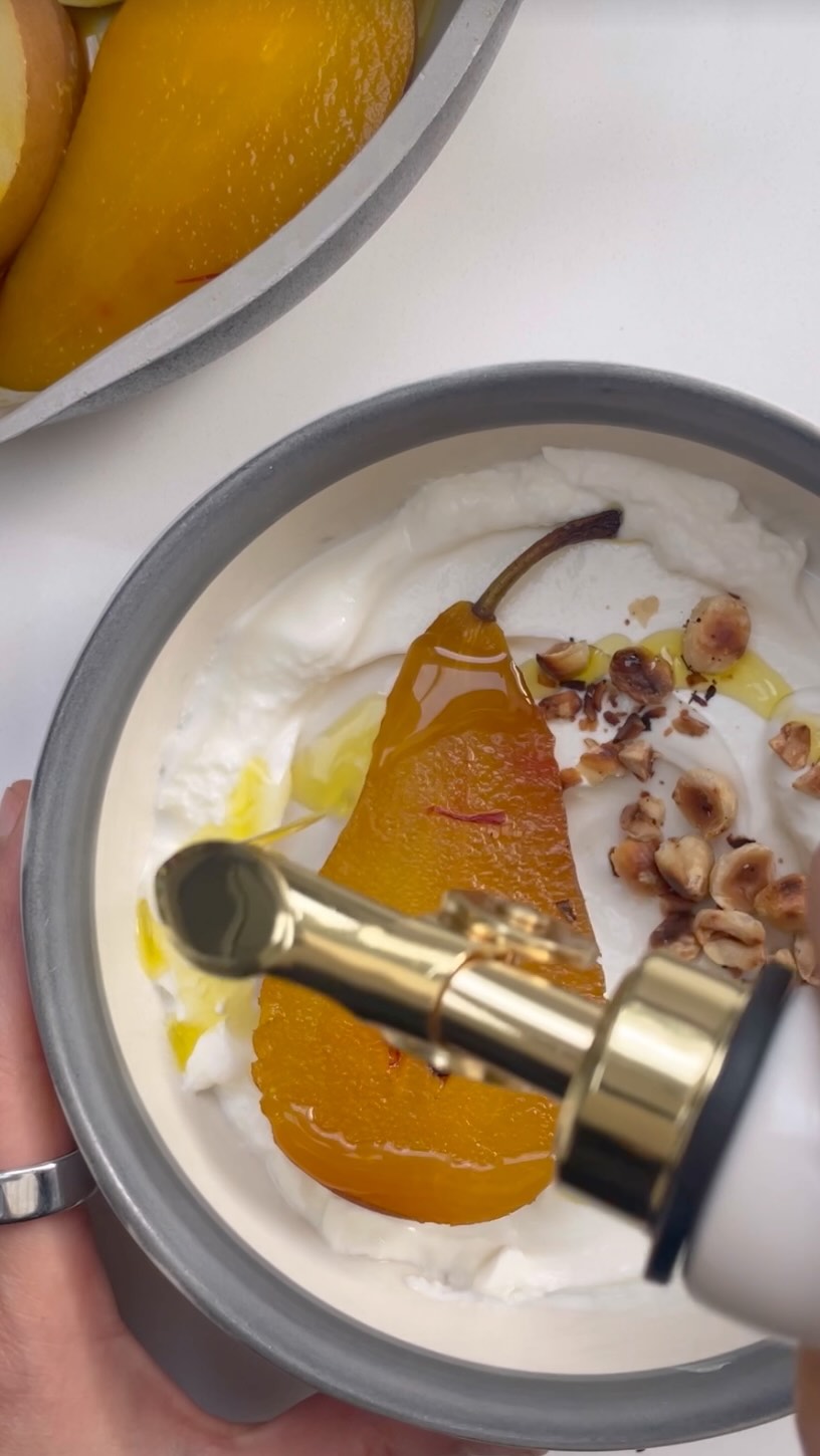 I love an Extra Virgin Olive Oil. It transforms anything you eat and it’s so good for you too. 
#AD I’ve been subscribed to the @citizensofsoil Olive Oil Club for a few years now. I get a new oil delivered to my door every 4 weeks (you can choose the frequency you want!). It’s from regenerative, organic farms and tested for polyphenol count to ensure you get the health benefits. I love how fresh it is and that it was just harvested a couple of months earlier, that it’s rich in polyphenols, can help lower inflammation and works like a prebiotic in the gut. There are so many ways to get the suggested 25ml and reap the health benefits. Below are some of my favourite ways: 

- Over yoghurt and some stewed fruit 
- Over desserts like a chocolate mousse and ice cream with a sprinkle of sea salt 
- As a dipping sauce for bread or artichokes, 
- Dressed over a salad and/ or veggies 
- Spread over toast 

USE CODE FARZANAHOLIVE15 for 15% off your first 2 months when you join the Olive Oil Club before March 31st. 

#citizensofsoil #extravirginoliveoil #polyphenols #guthealthtips