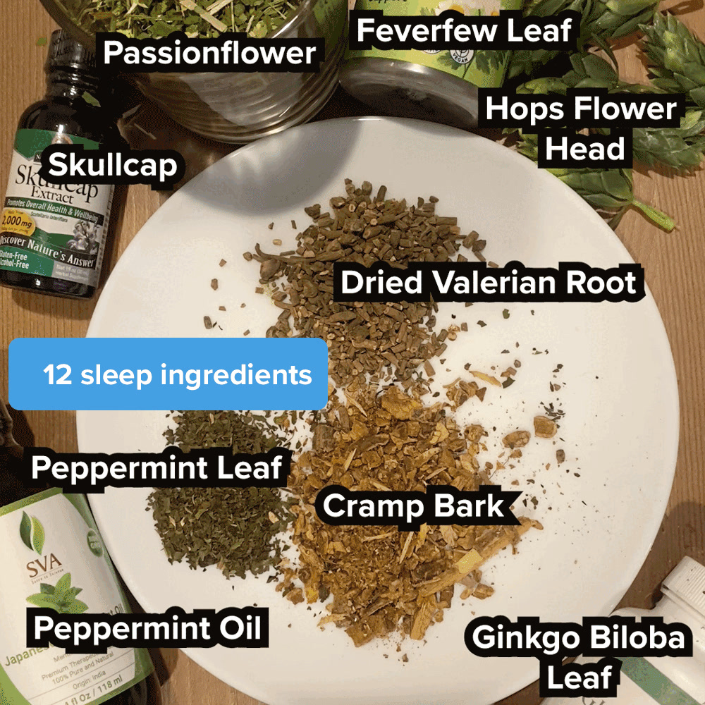 12 sleep friendly ingredients in one spray!