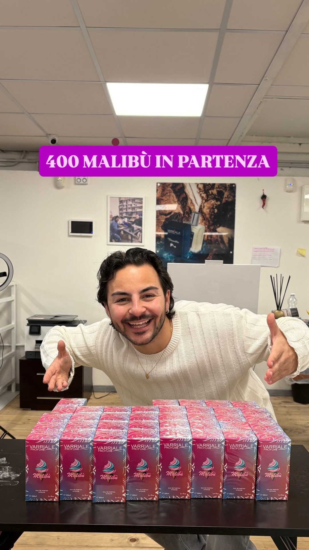 Mr.Tom ? SOLD OUT. ExVoto ? SOLD OUT
MALIBÙ? Il più venduto del weekend 🔥

Vediamo quanto ci mette a finire… 👀
Grazie a tutti per il supporto 🙏

Non facciamo profumi, tatuaggi sulla pelle.