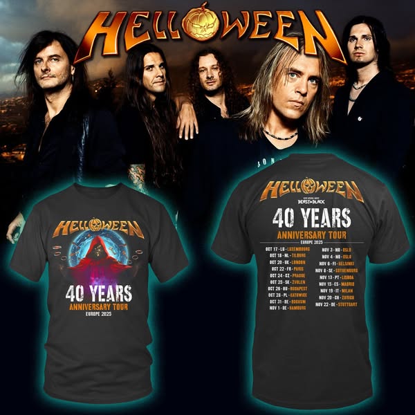🔥 HELLOWEEN – 40 YEARS ANNIVERSARY TOUR 🔥
🎸 Exclusive T-shirt for True Helloween Fans! 🎸
Are you a die-hard fan of the legendary band Helloween? Don’t miss out on this epic 40th-anniversary T-shirt!
🛒 Order here 👉https://shirt-vintage.com/collections/helloween?page=1

✅ 100% Cotton – Soft & breathable
✅ Fast Delivery (5–10 business days)
✅ Worldwide Shipping – Get it anywhere!
✅ T-Shirts, Hoodies & More
✅ Available in sizes S to 5XL (Unisex)
#Helloween #40YearsAnniversaryTour #RockMetal #HelloweenFan #Metalhead #RockTshirt