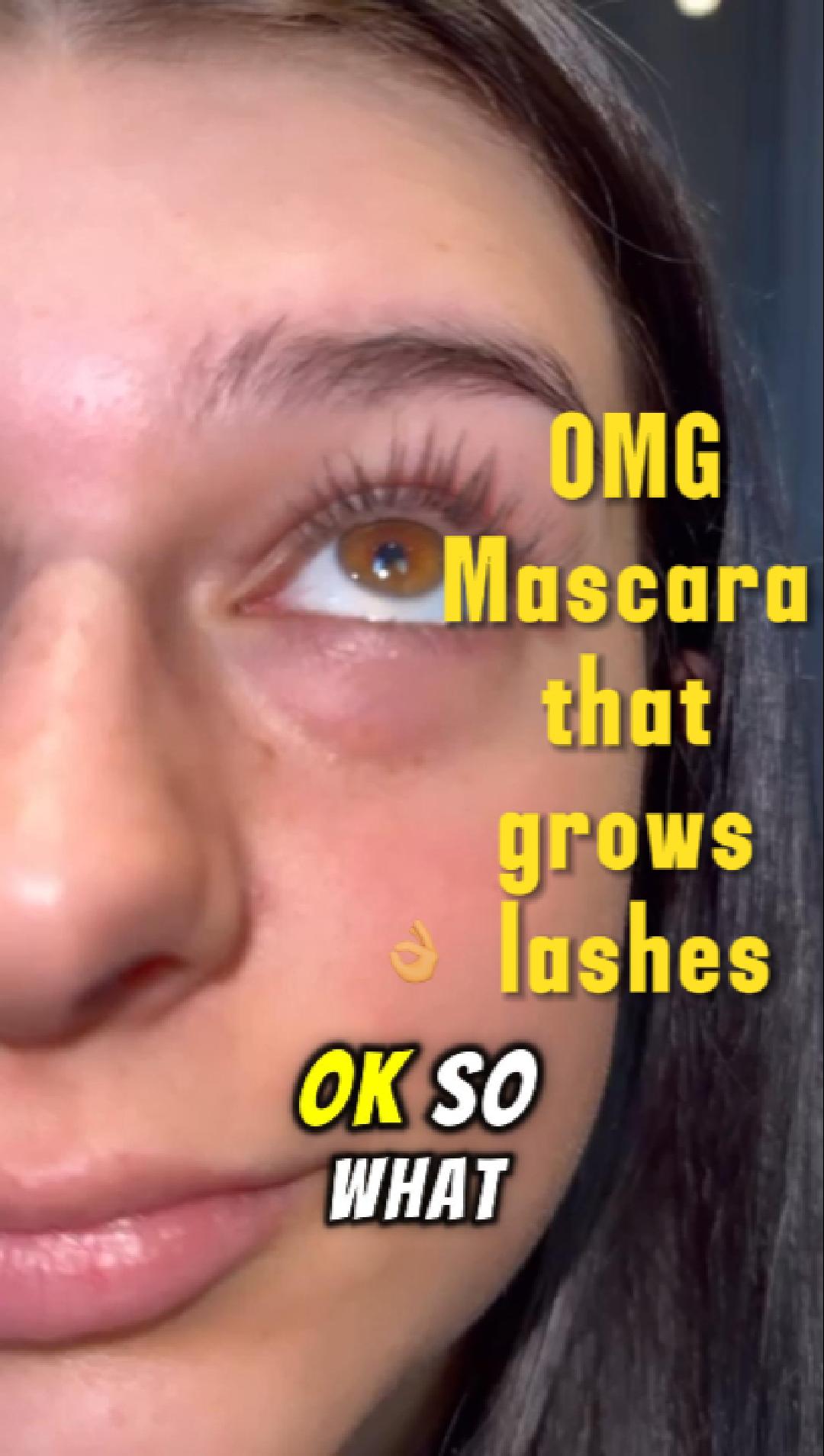 Mascara that GROWS lashes. 🤯