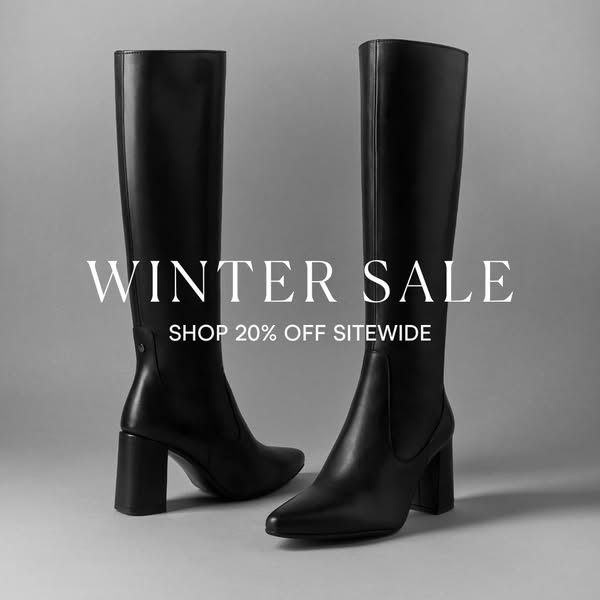 Shop 20% off. Our winter sale has landed