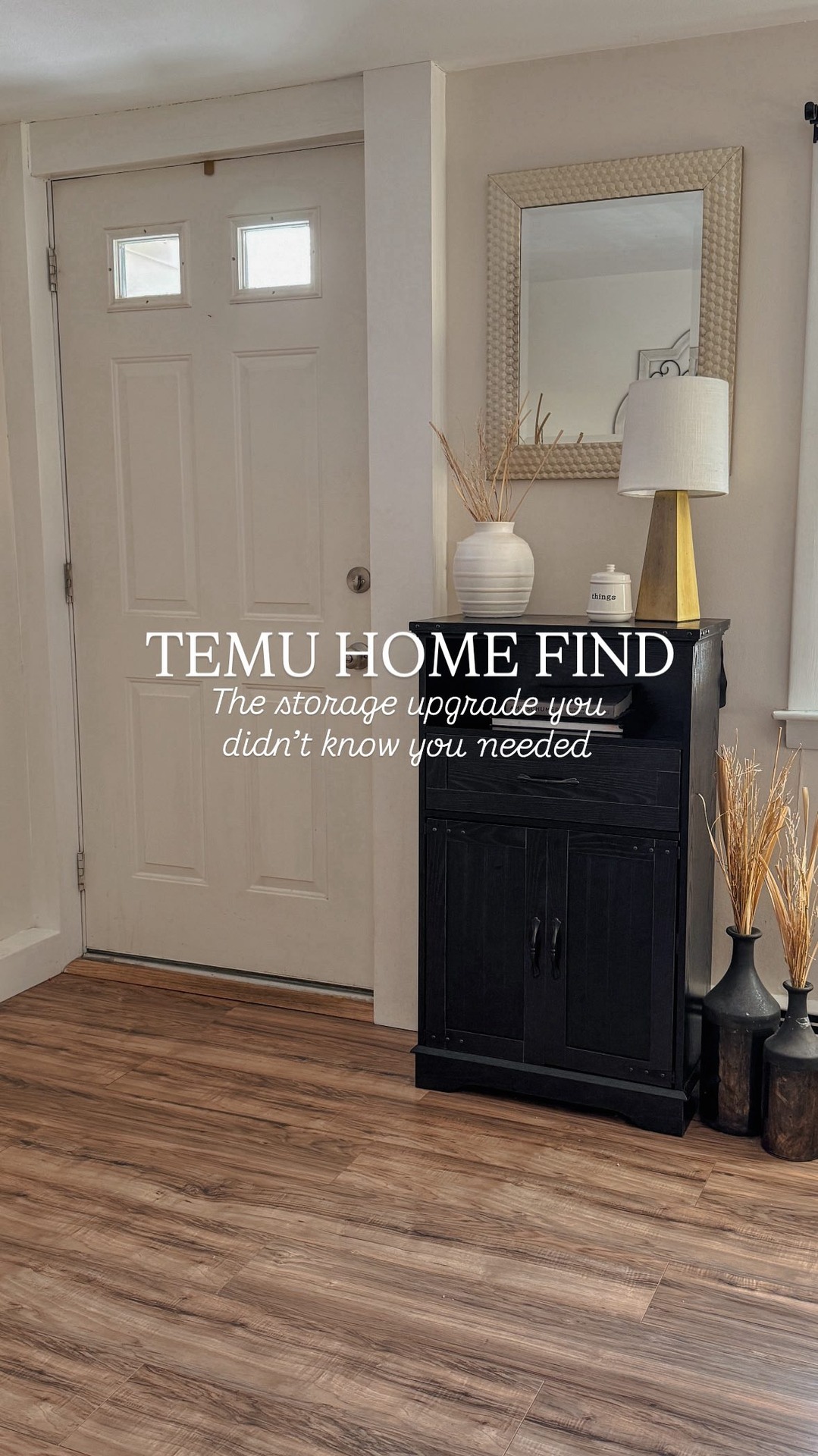 The storage upgrade you didn’t know you needed from @shoptemu. This sleek, spacious cabinet keeps everything organized without sacrificing style. 

• To Shop • Click the link or search code ‘dyy8449’ on the TEMU app! https://app.temu.com/k/p5ybniqw2rd

#ad #temu #temufinds #homedecorideas #organization