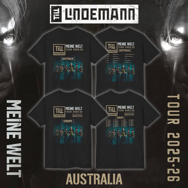 Australia Tour 2025–2026 Shirts