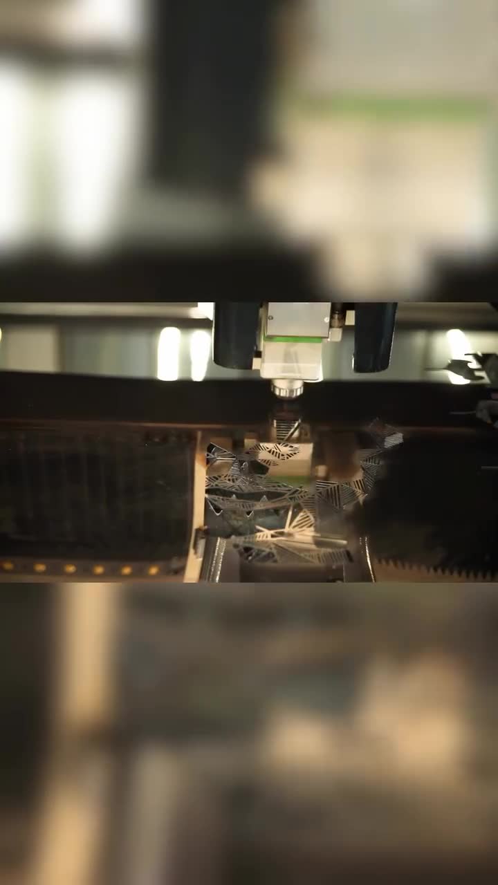 Laser Cutting Can Be Art! 🎨✨
With the #3000W Gweike Laser cutting machine, bring your creative vision to metalworking! Cutting1mm rose gold stainless steel, delivering fast, precise cuts with a flawless finish. 
Unlock the potential of laser cutting with #Gweike! 🌟