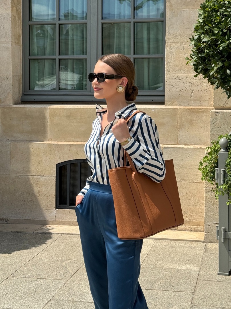 "The Perfect Silk Blouse" - Vogue