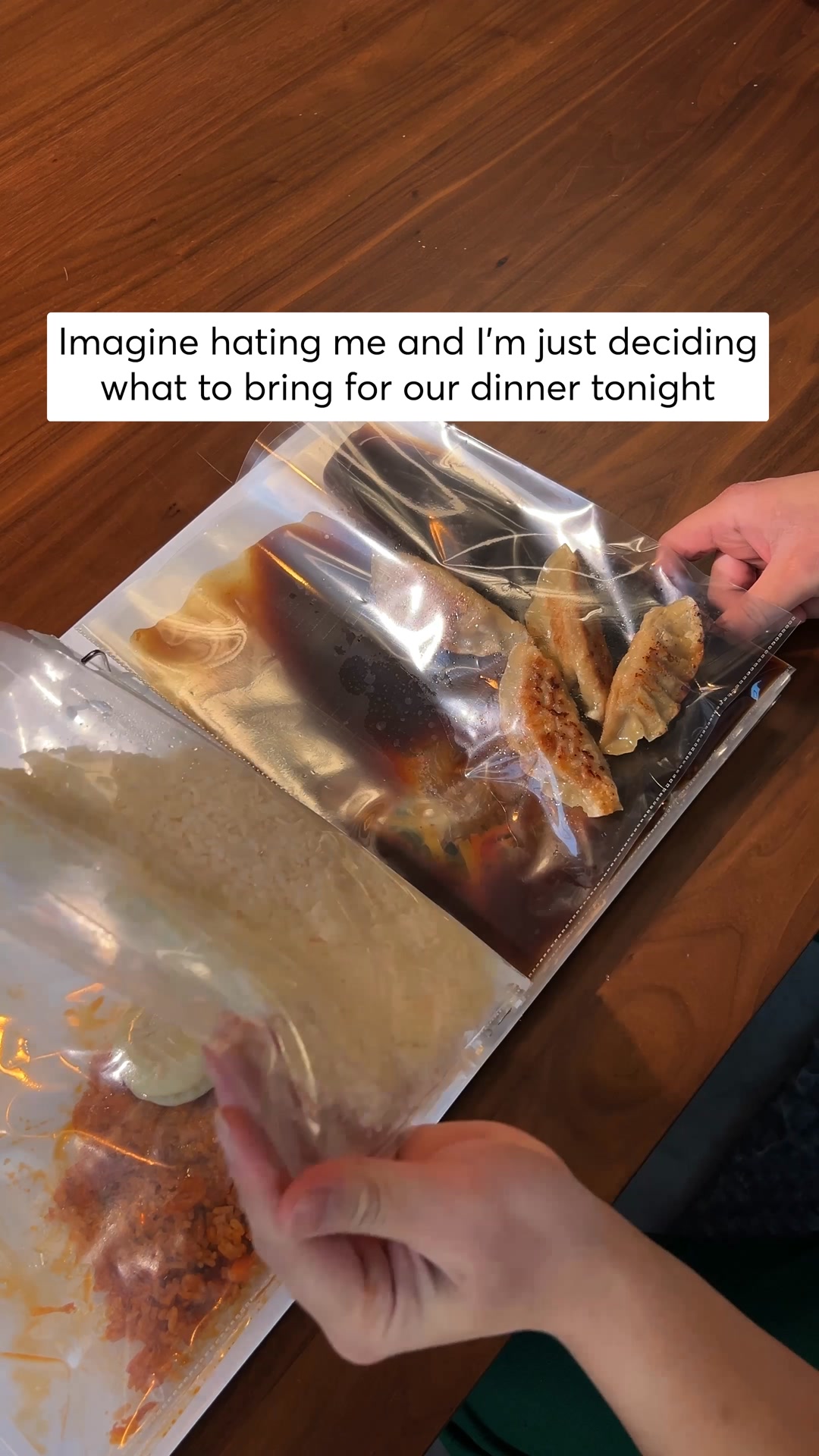 Not me, ready for any meal occasion