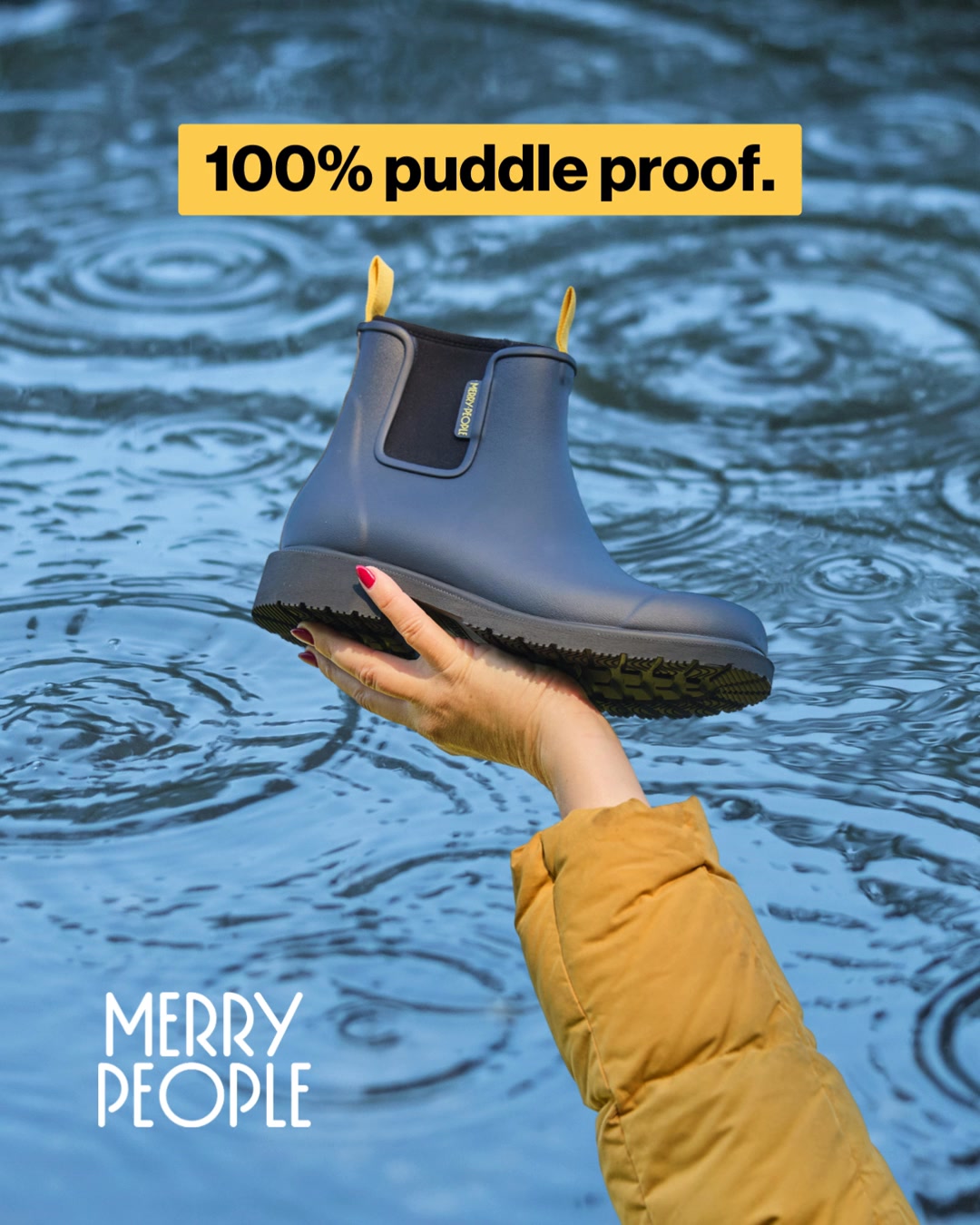 Keep your feet dry