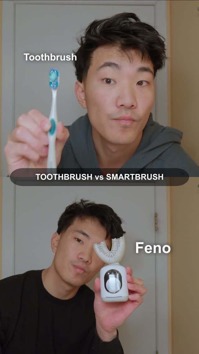 Toothbrush vs. Smartbrush 🥊

Here's what 2 minutes compared to 20 seconds actually looks like.