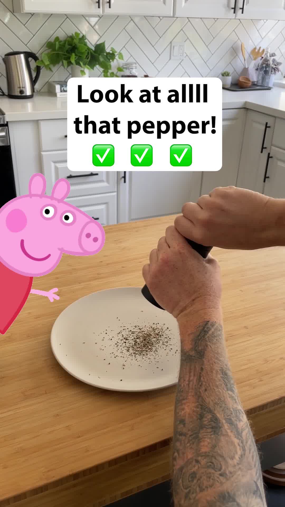 Mere peber, mindre drejning