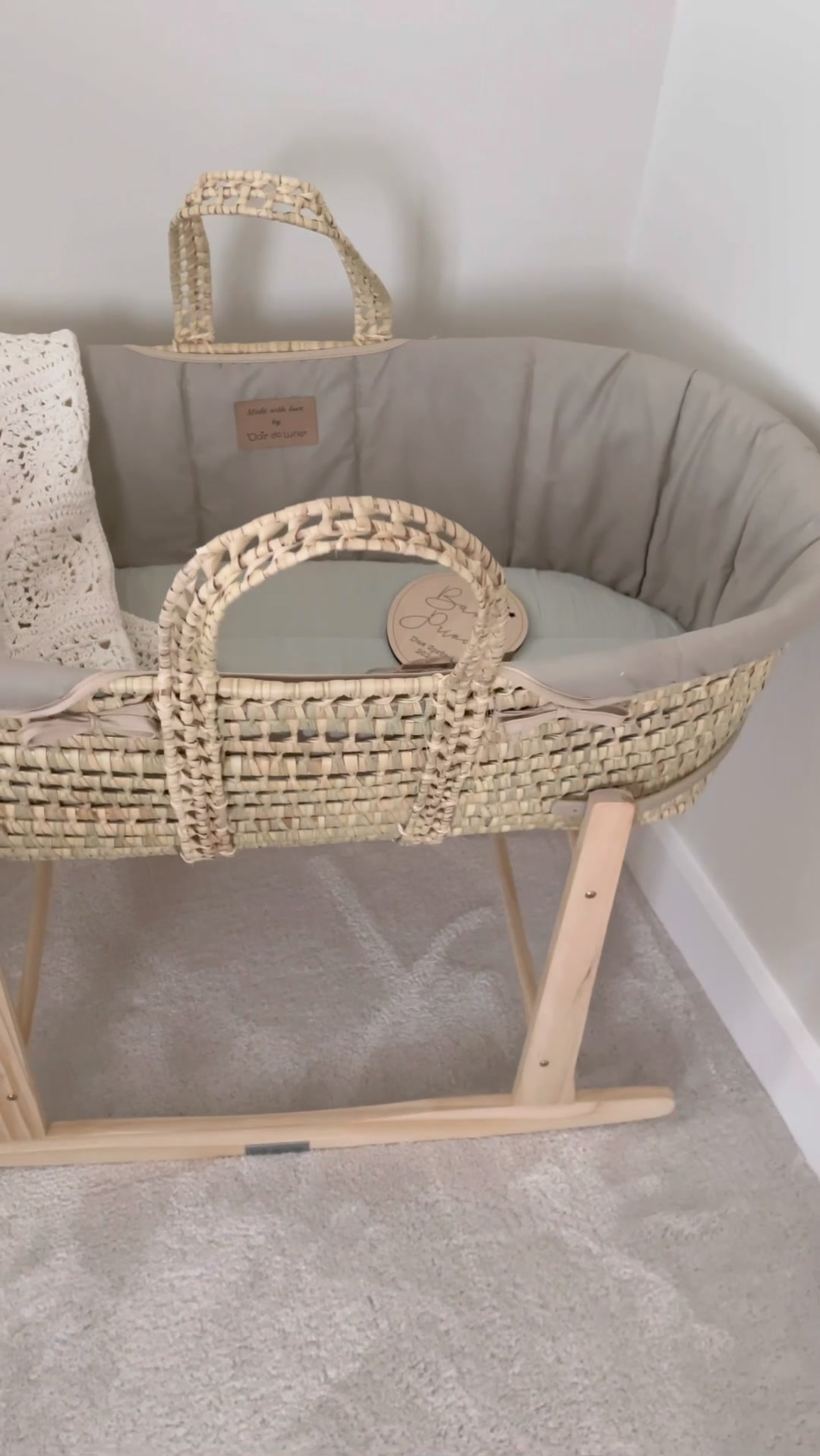 Sustainably Sourced Palm Moses Basket 💝