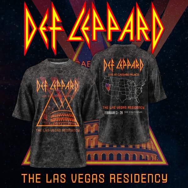 Def Leppard – Las Vegas Residency Tour Shirt 2026