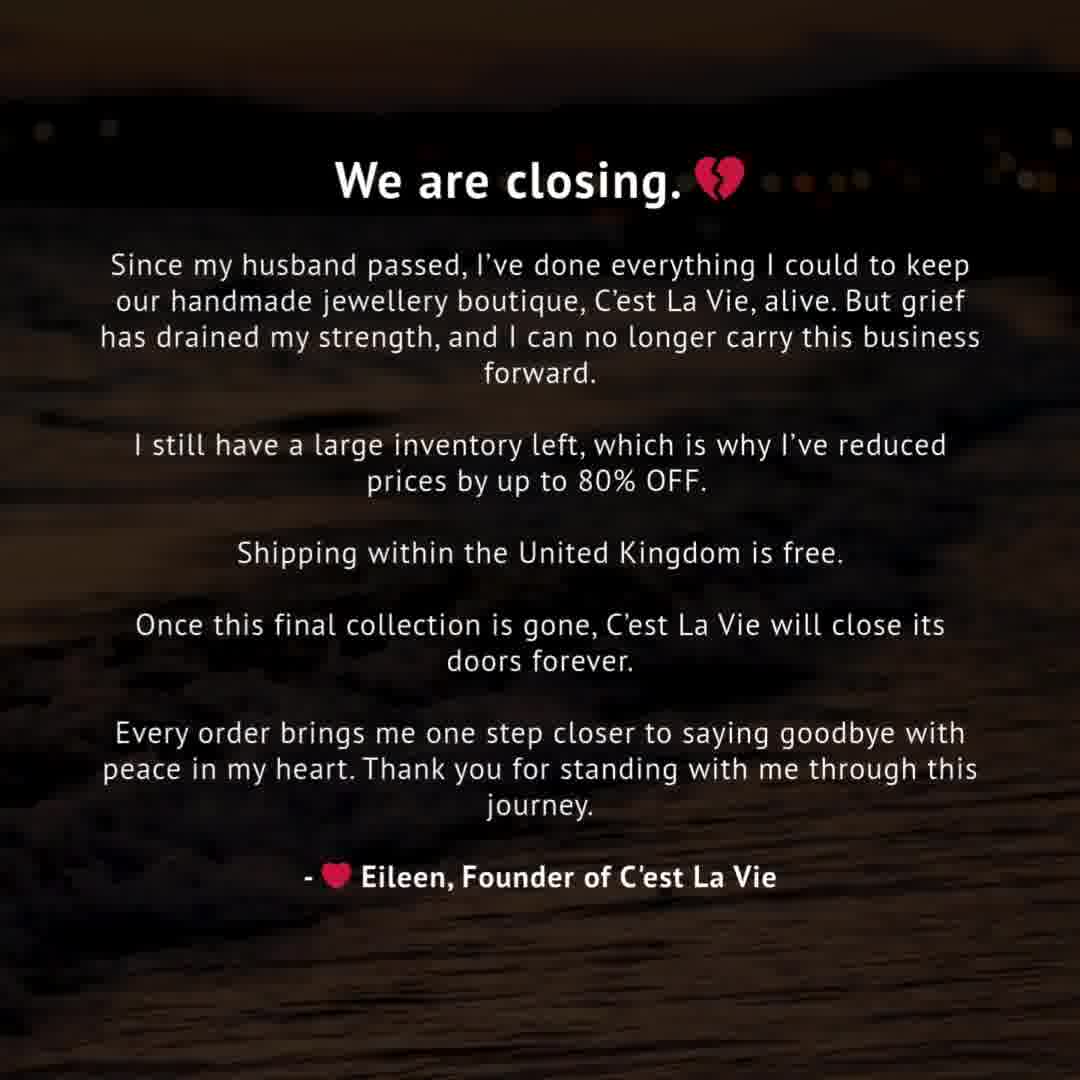 Last few items left in stock