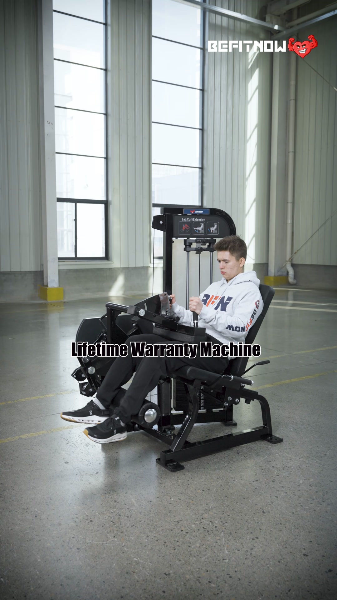 Dual Function Leg Extension Leg Curl Machine
