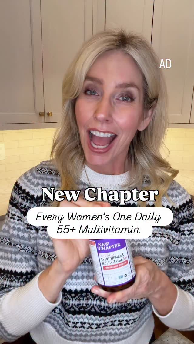 ✨I’m turning 55 so it’s @newchapterinc Every Women’s One Daily 55+ Multivitamins for me! [#ad New Chapter Partner] Comment MULTI for all the details and ways to shop sent to your inbox! 

✨Let’s face it, if your vitamin isn’t specific to your age, you’re wasting your money! New Chapter finely tunes EVERY nutrient to meet the needs of each age and stage. I’ve chosen the Every Women’s One Daily 55+ Multivitamin because it’s expertly formulated for women 55+ to support the immune system, brain health and bone health. Plus It’s also Nutrient-rich with Astaxanthin which is 6,000x stronger than Vitamin C. 

Take the guesswork out of vitamin shopping by heading over to Amazon for your New Chapter multis today! 

#UpgradeYourMulti2025 #NewChapter_Partner #NewChapterVitamins #over50women