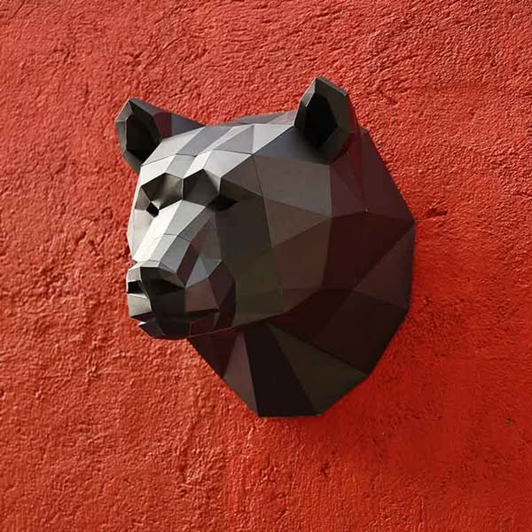3D Fox Papercraft for Home Decor