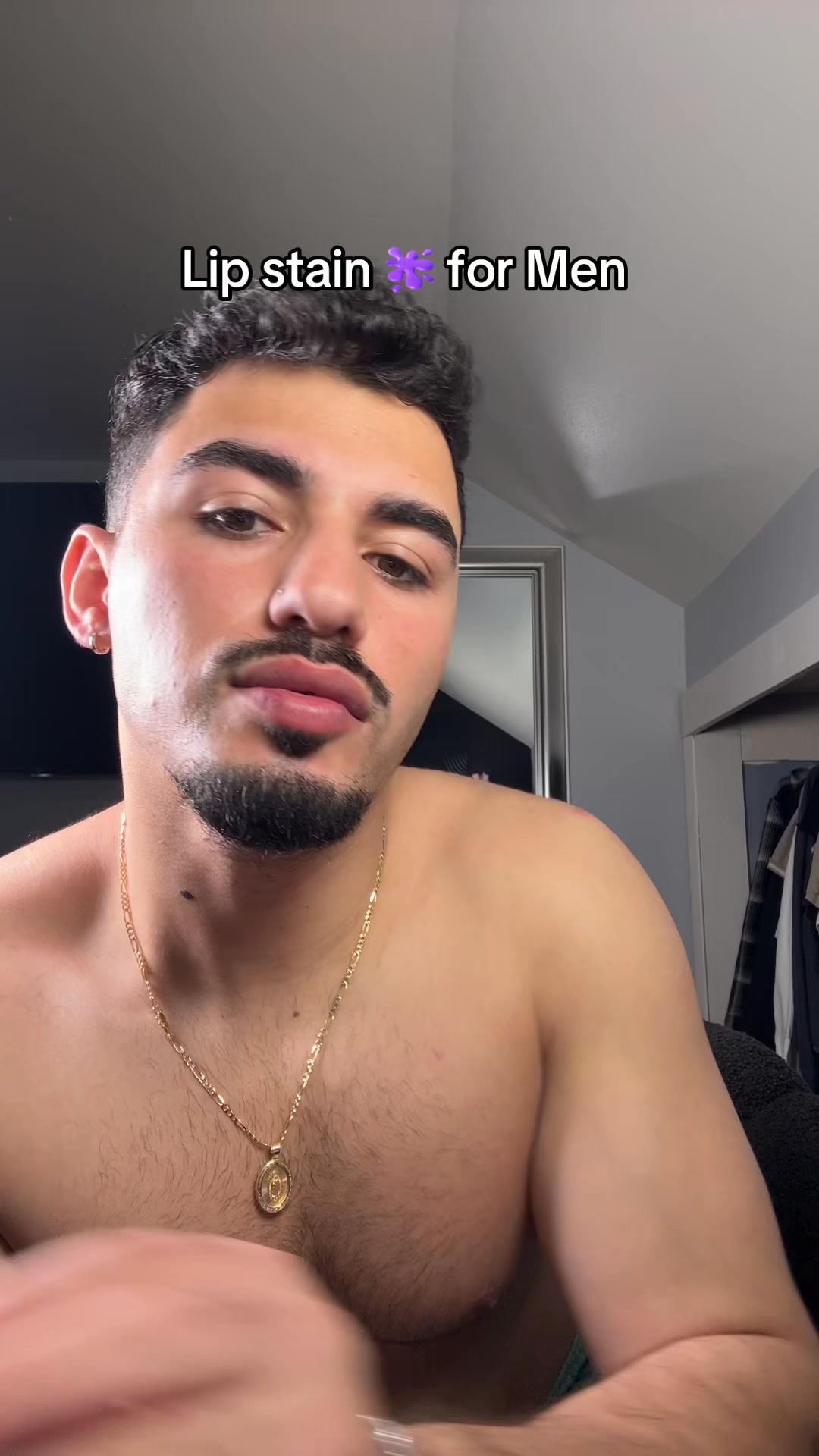 Not Lip Gloss. Lip Stain For Men.