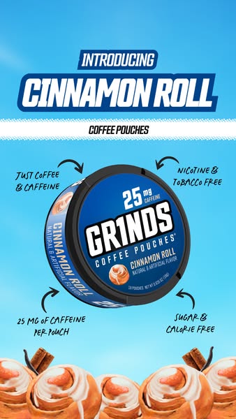 Cinnamon Roll Coffee Pouches