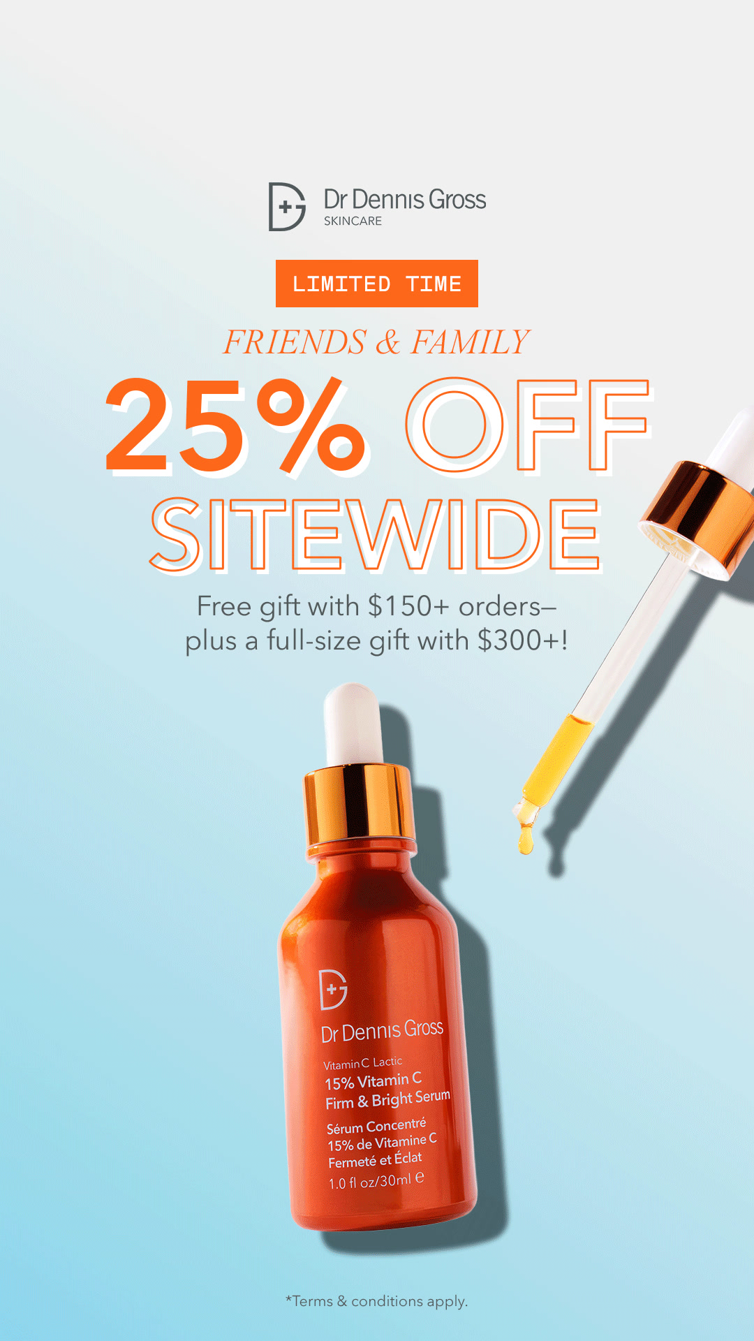 Friends & Family: 25% off