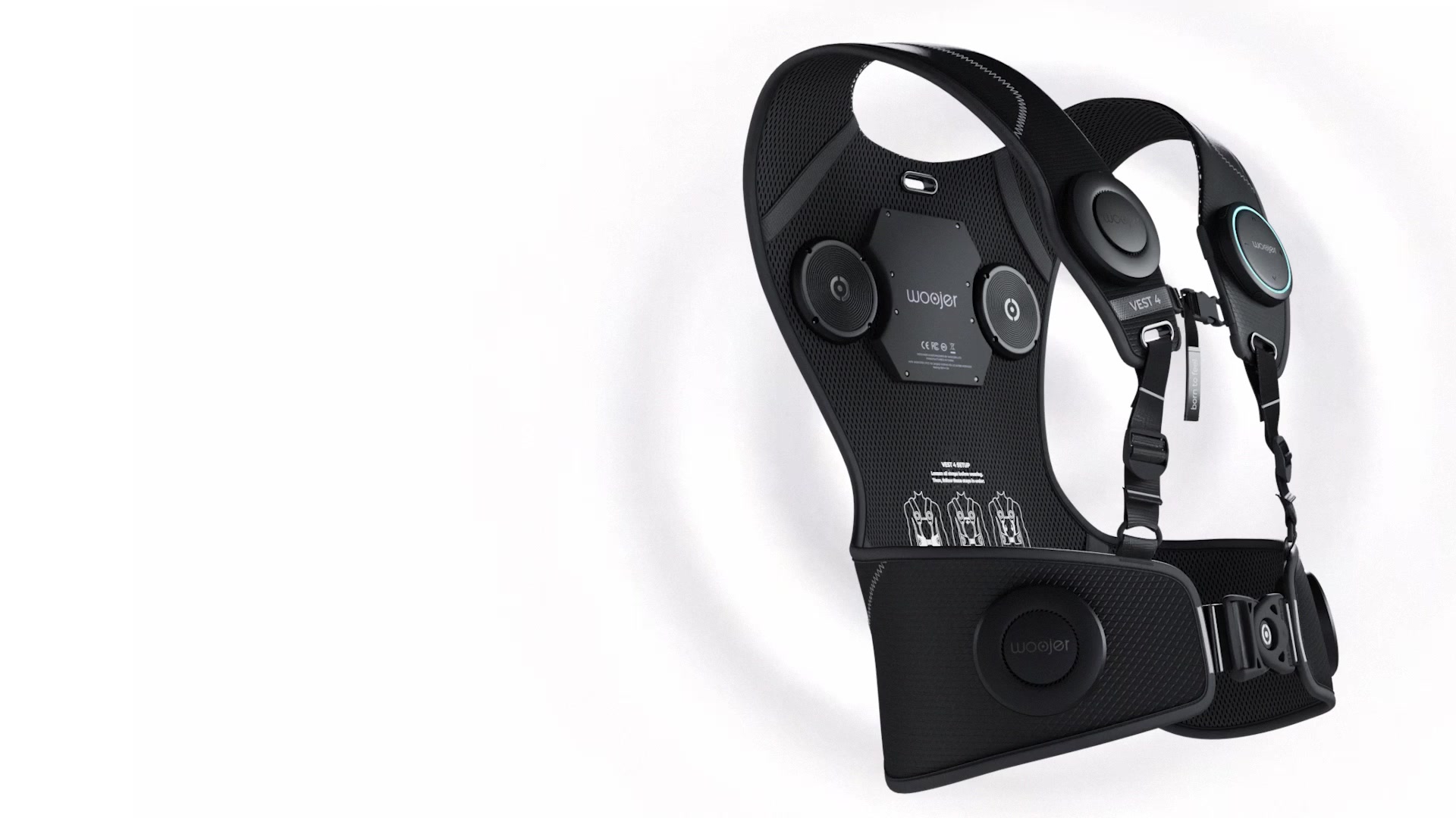 The Woojer Vest 4 for Meta Quest. Feel explosions, footsteps, and every moment through your body. 🎮