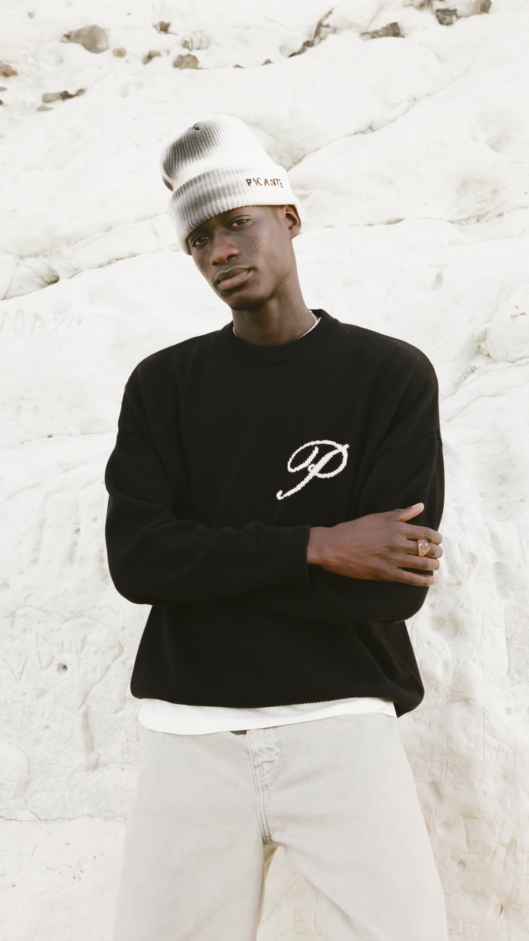 We split the season into two chapters: Autumn and Winter. Each with its own story, lookbook and mood, designed around how the season really feels as it shifts and settles. From there, we divide each chapter into smaller deliveries, timed around seasonality, production and when each piece feels right to wear.

This year our overarching A/W season has been designed around the British Isles, under the theme ‘The Hike’ and ‘The Flight’. You’ve already seen The Hike, our Autumn story rooted in the Lake District. 

Now comes Winter 25: The Flight, a continuation that explores movement, engineering and exploration through a distinctly British lens. From the stillness of aircraft hangars to the expanse of the White Cliffs, this chapter celebrates flight both literal and metaphorical. It’s the metaphorical start and finish of the Isles, from ground to sky, from movement to stillness. A story of travel, engineering and reflection told through British light, fabric and form.
 Once again we were supported by Bentley Motors, whose cars have become part of the PICANTE journey, a shared appreciation for British design, craftsmanship and motion.

WINTER 2025 COMING SOON.