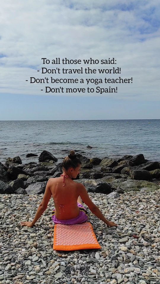 Sometimes you just have to trust your intuition, even if others don't share your opinion. 🙏🏽

And to be honest, I still have a lot to learn in that regard. 🙃

But these three things worked out well for me, and I'm glad I took these paths. 🦋

Ad: Now I can spend my @shaktimat time on the beach. But even without the beach, the mat is ideal for me to relax and regenerate. The many small spikes support me in doing so.

This month, you can get 15% off your own mat with the code: IN-MARIE15

Link also in Story. 

Love to you
Marie
❤️