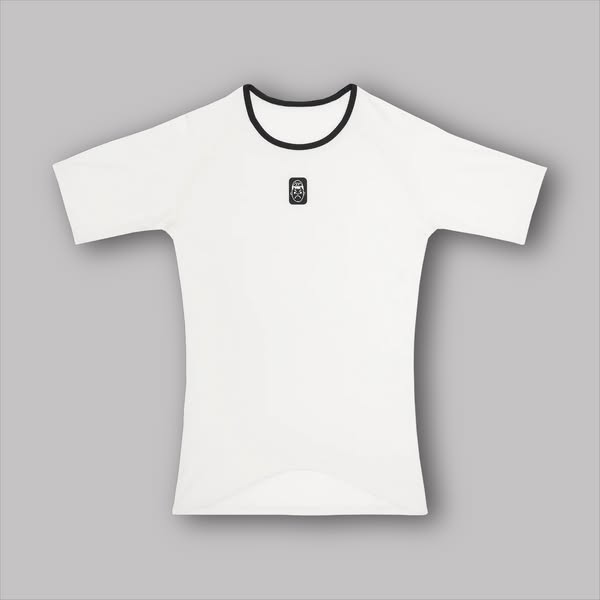 Angry Pablo Unisex Sleeveless Cycling Undervest - White