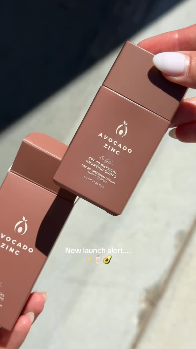 SPF but make it ✨glam✨. Say hello to our Glow & Bronzing Drops—your skin’s about to level up big time. Shop now at avocadozinc.com.au 🤭✨ #glowingskin #dewyskin #spfmakeup @avocadozinc