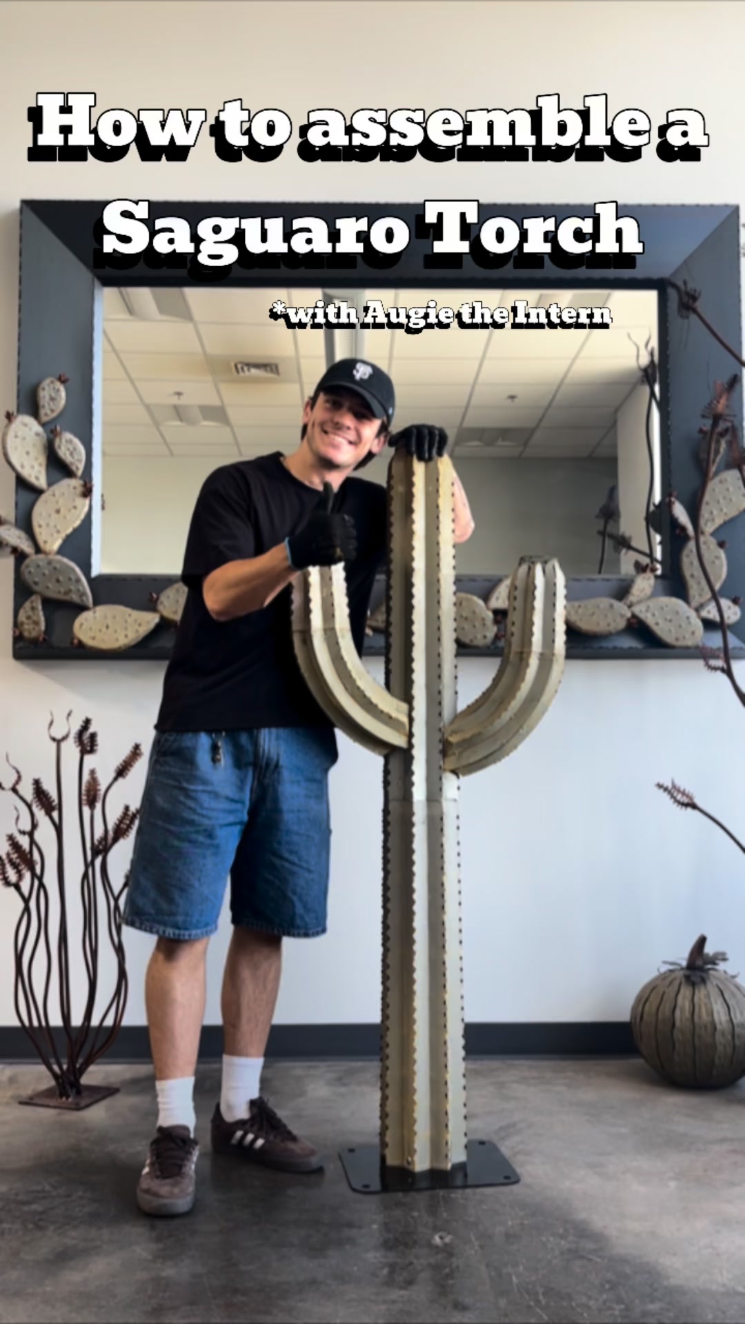 Handcrafted Metal Yard Art