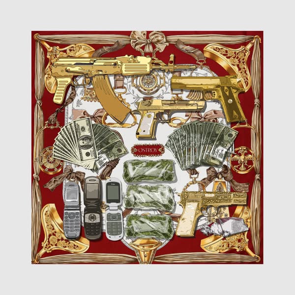 Floral Men's Bib Final Sale