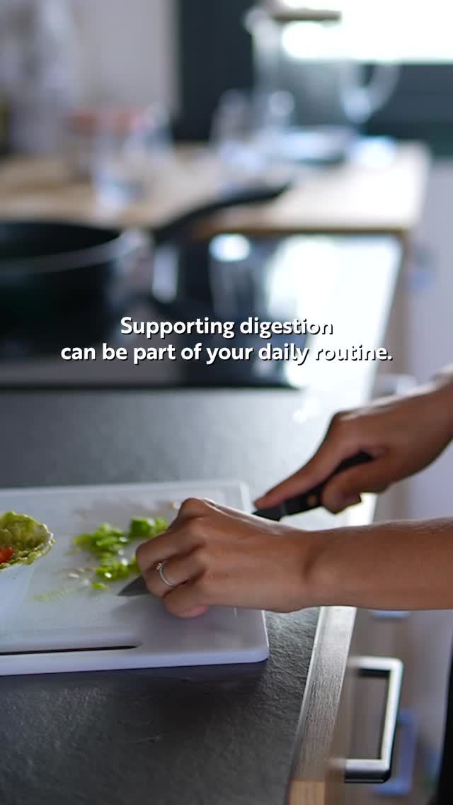 Enjoying meals should feel good, not heavy.​
​�Try this simple daily digestive routine: hydrate, eat mindfully, take your enzyme support, and move a little afterwards.​