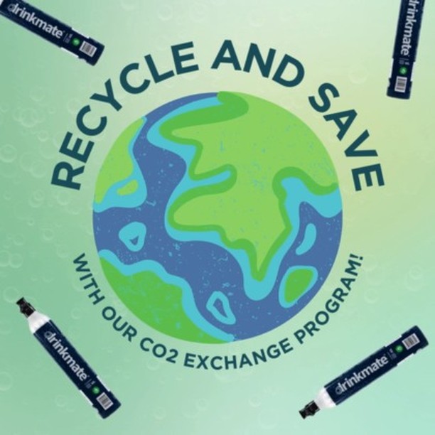 Reduce waste and save money with our CO2 exchange program. It's a win-win for you and the planet! 🌎♻️ Visit the link in our Story!

#SparkleAnything #CarbonateAnyBeverage #ReducePlasticBottleWaste #Drinkmate #EcoFriendly