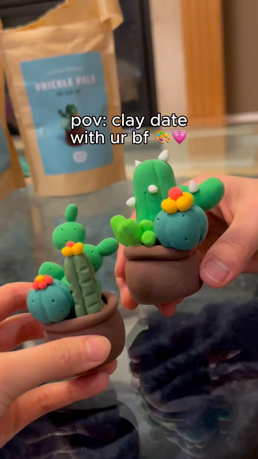 Think LEGO but with Clay
