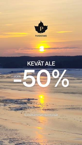 Spring Sale jopa -50%