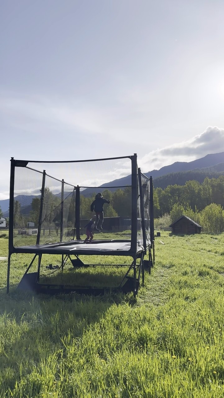 This is the right trampoline for our family. The @aconofficial 17X has performance springs, a very large mat and a quality enclosure net. The Smart Corners are a feature I have never seen before. Because our kids are so active, having a quality backyard trampoline is an investment in their athletic abilities and awareness. The kids have already spent hours on the mat. August had “forgotten” how to backflip but the excitement of this new trampoline inspired him to unlock his backflip. I’m beyond stoked for how this trampoline will serve our kids. Adia said she wants to learn to backflip next! Stay tuned for that progression. 

#outdoorfamily #trampoline #activekids #healthykids #getoutside #outsidekids #outdoors #flip #tricks #freestyle #jump #childhood #childhoodunplugged #play