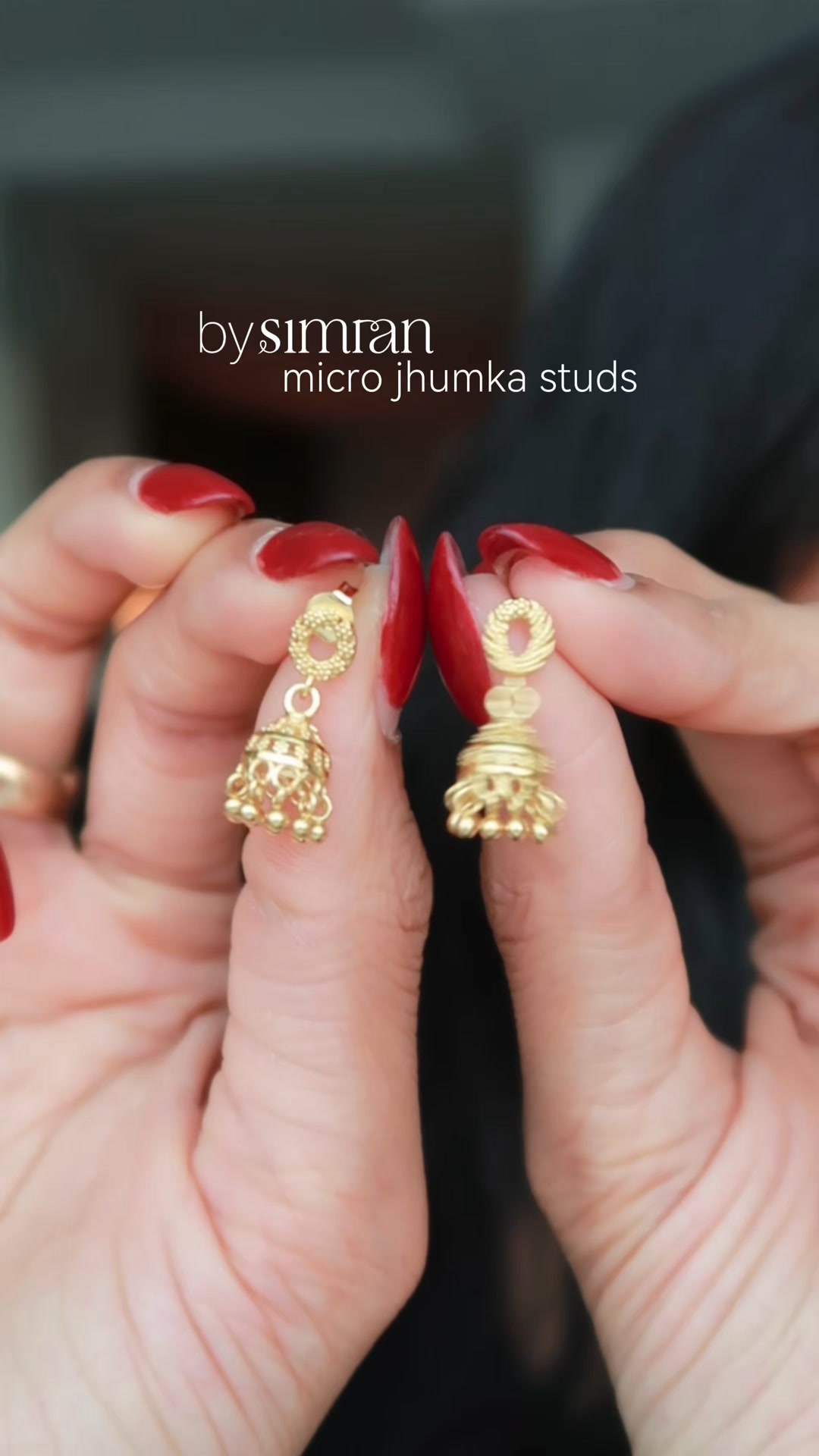 Everyday Micro Jhumka Studs | 1 Year Warranty