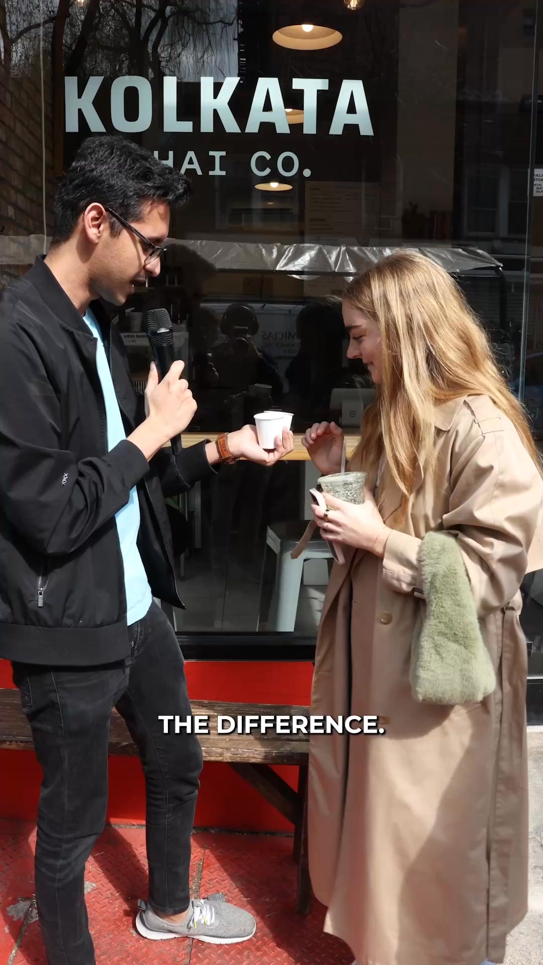 Strong chai. No sugar. Customize your cup.