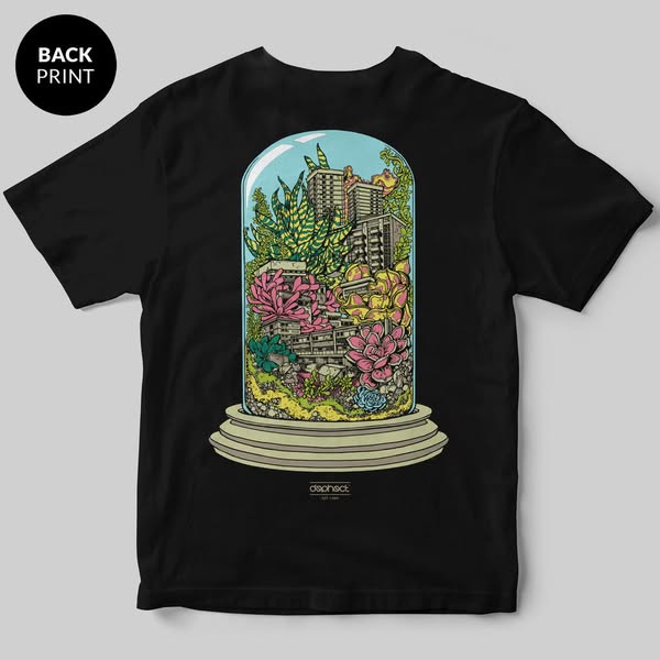 Terrarium T-Shirt / Black / by Mike Winnard