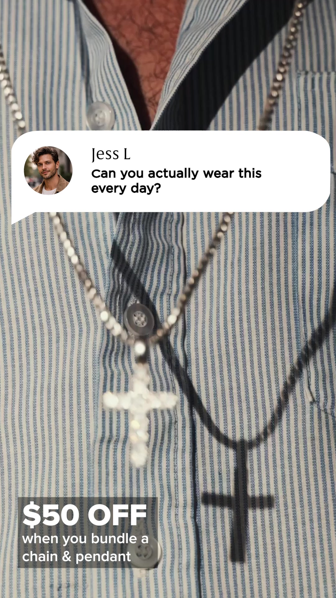 $50 Off Pendant + Chain Bundle