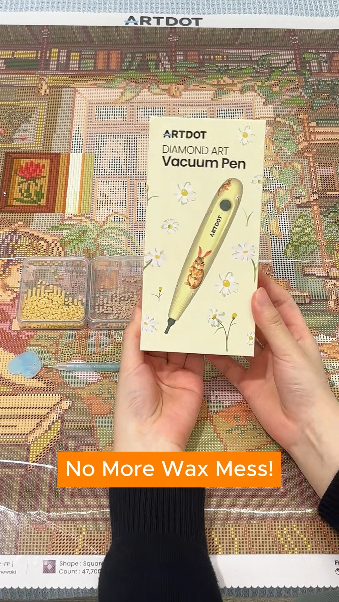 SAY BYE TO WAX! This Vacuum Pen Works on ALL Drills.💎
Shop it now👇
https://www.artdot.com/products/wireless-electric-diamond-art-pen?utm_campaign=VP&utm_source=facebook&utm_medium=social&utm_content=VP

#diamondpaintingpen #diamondpainting #diamondart #diamondartaddict #diamondartaccessories #diamondpaintingsupplies #diamondpaintingtools  #asmrsounds #newarrivals #newproduct #review #unboxing #artdot #hobby #artsandcrafts