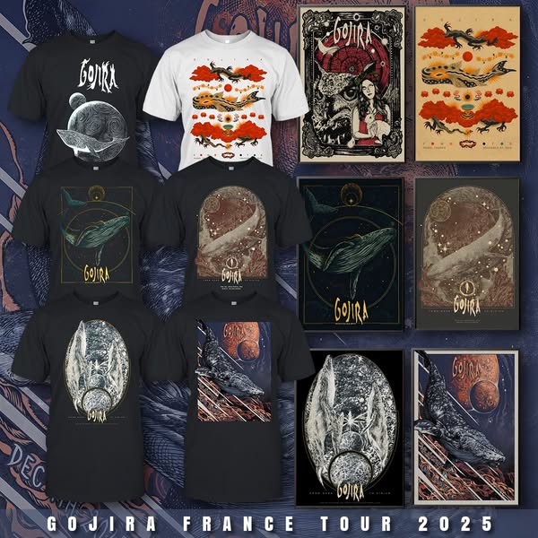 Gojira | Custom prints store | T-shirts, mugs, face masks, posters