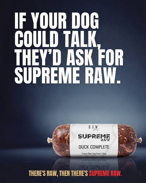 10% OFF SUPREME RAW Dog Food