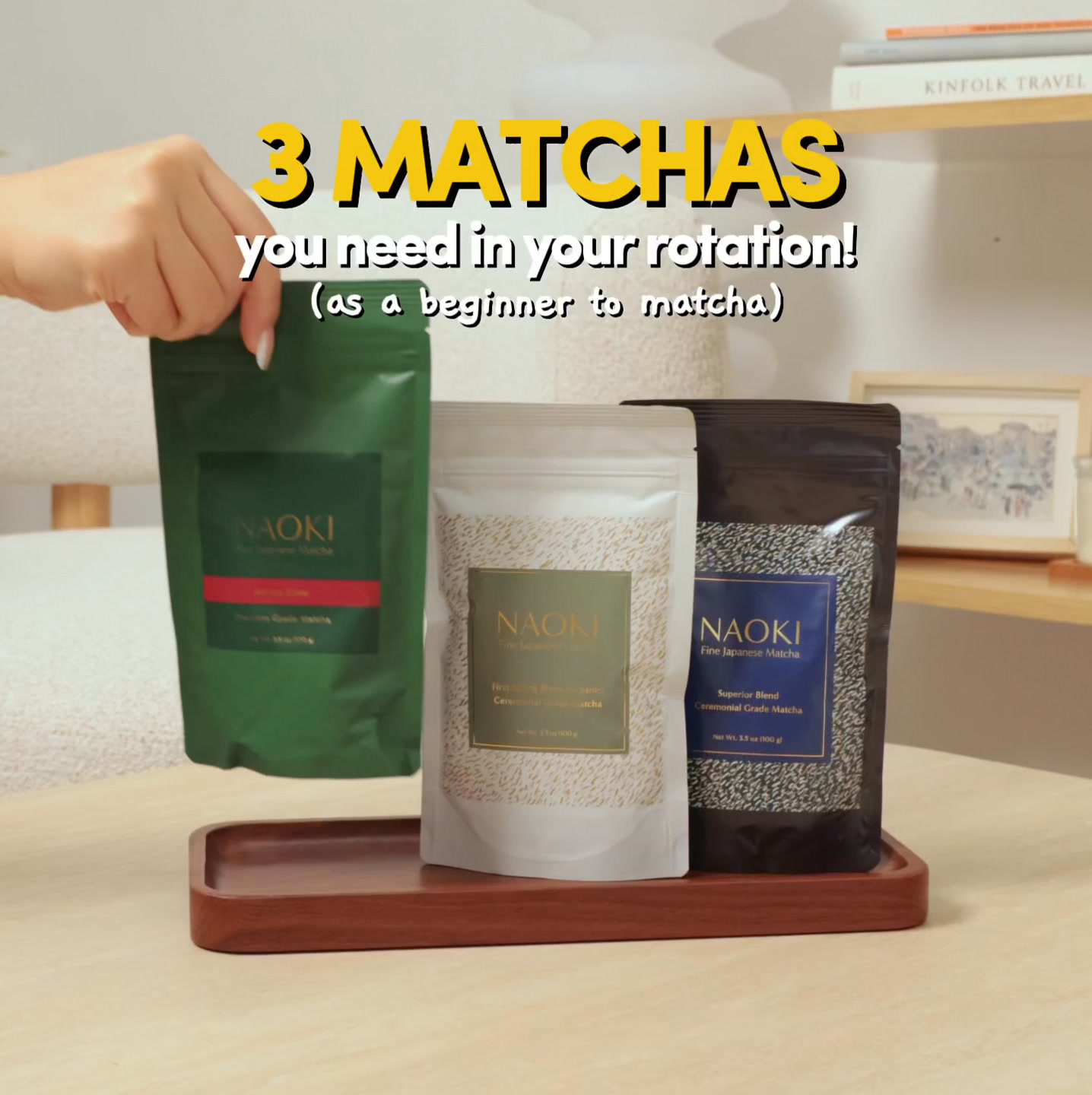 New to matcha? Start your journey with these 3 blends!

1️⃣ Superior Blend 🍵
Sourced from Uji, Japan, its mellow taste and versatility make it the perfect introduction to matcha.

2️⃣ Organic First Spring Blend 🌸
An organic matcha with roasty cocoa notes that shines in both lattes and tea. The go-to treat-yourself matcha.

3️⃣ Barista Blend 🍃
Perfect for fun, creative recipes. Its robust flavor shines when paired with milk and sweeteners.

For a limited time, enjoy up to 20% off our bundle deals.

✅ No Added Sugars ⏱️ Fast & Secure Delivery 📦 Free Shipping Over $50